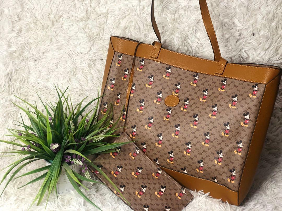 Gucci mickey sales tote bag