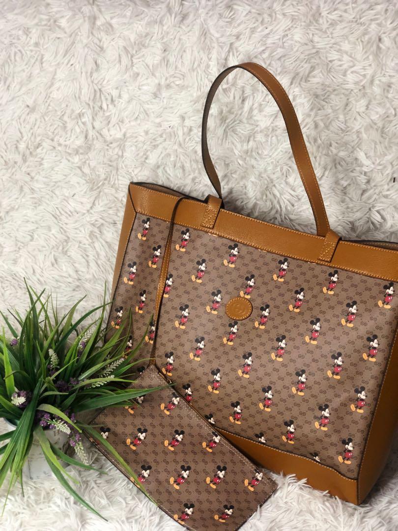 Gucci mickey mouse clearance tote