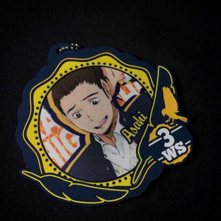 Haikyuu Asahi Azumane Big Rubber Strap 3 4 Php 250 Hobbies Toys Toys Games On Carousell