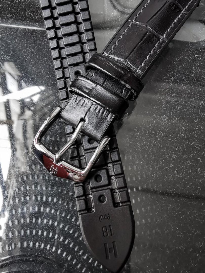 Hirsch Paul Performance Strap Black 18mm Men S Fashion Activewear On Carousell