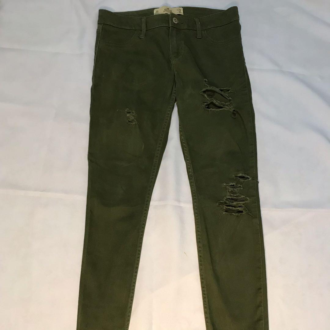 hollister ripped jeans
