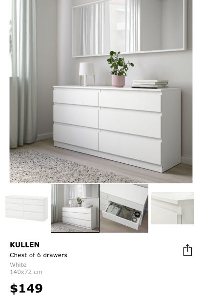 Ikea Kullen Chest Of Drawers Furniture, Kullen 6 Drawer Dresser Review