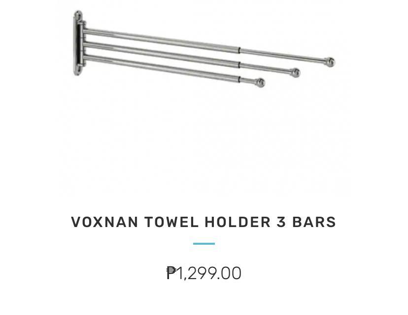 VOXNAN Towel holder, 3 bars - IKEA