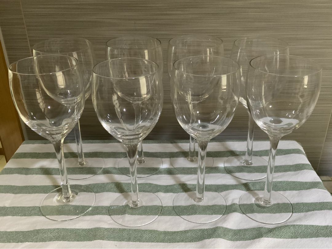IKEA wine glasses (8 pieces), Furniture & Home Living, Kitchenware & Tableware, Other