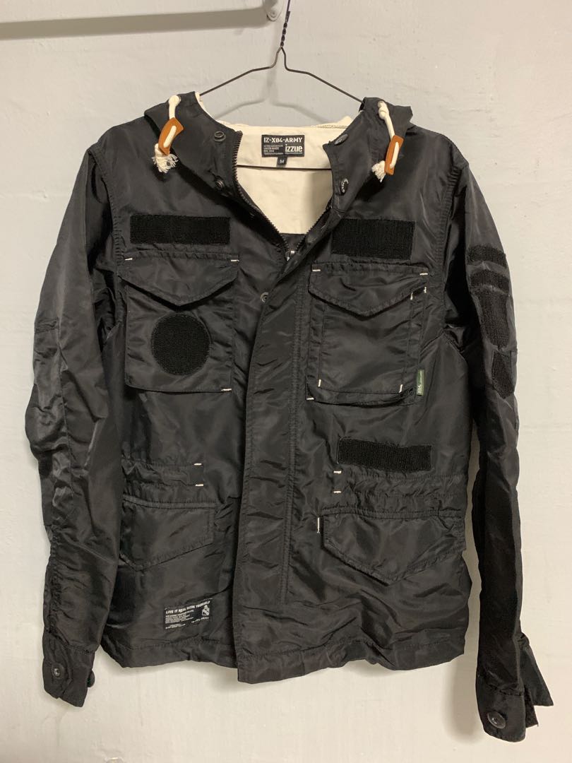 IZZUE army jacket, Men's Fashion, Coats, Jackets and Outerwear on Carousell