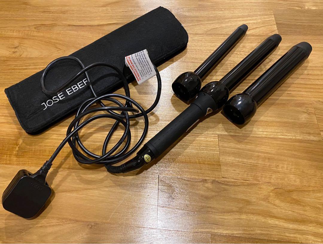 Jose Eber Trio 3 in 1 Clipless Curling Iron Beauty Personal Care Hair on Carousell