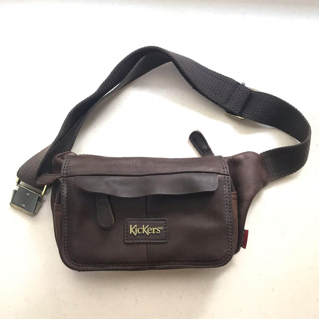 Kickers Genuine Leather Waist Pouch