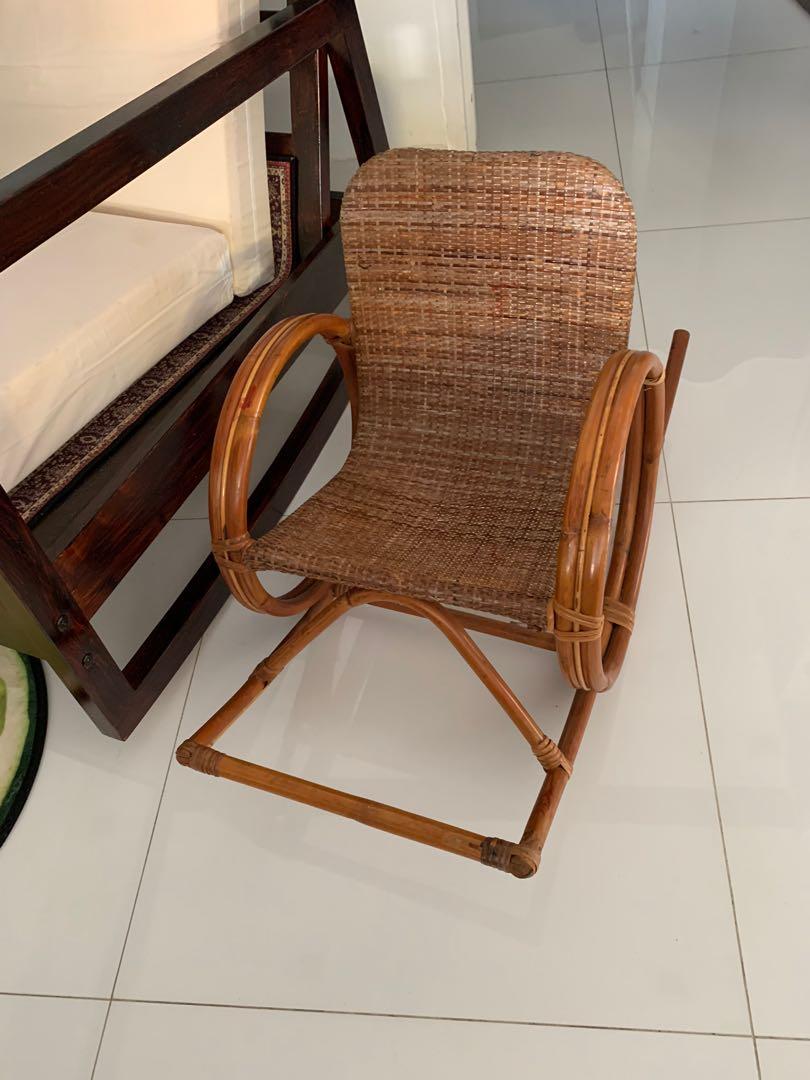 Kids Rattan Rocking Chair Furniture Tables Chairs On Carousell Kids Rattan Rocking Chair Furniture Tables Chairs On Carousell