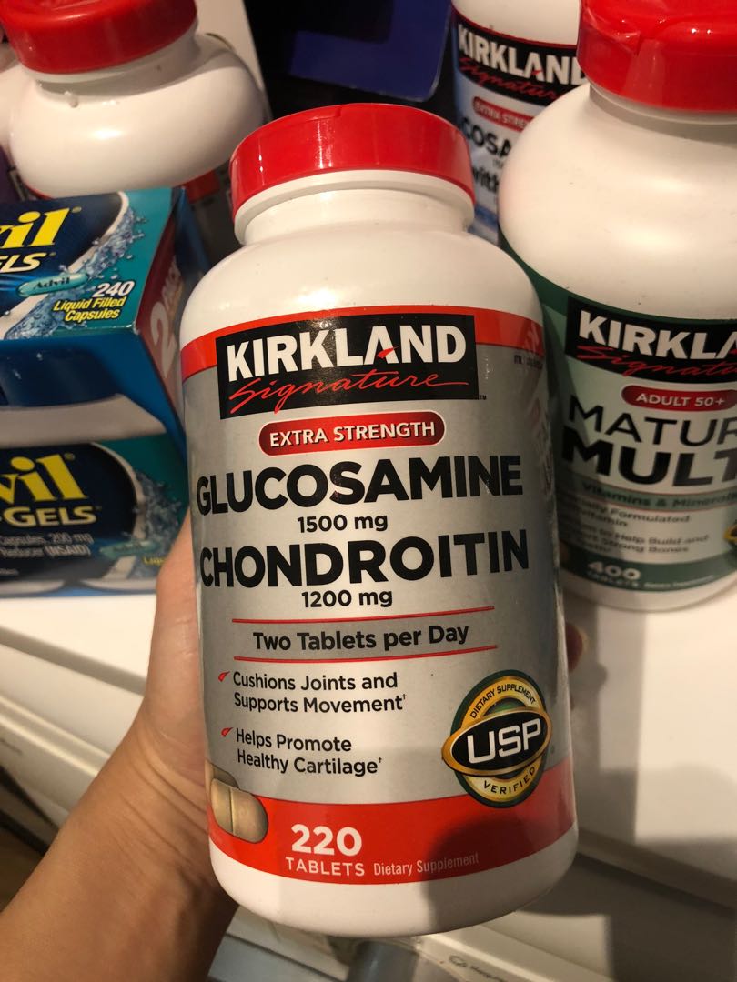 Kirkland Signature Glucosamine & Chondroitin, 220 Tablets Expiry 11/