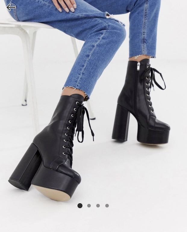 lamoda chunky boots