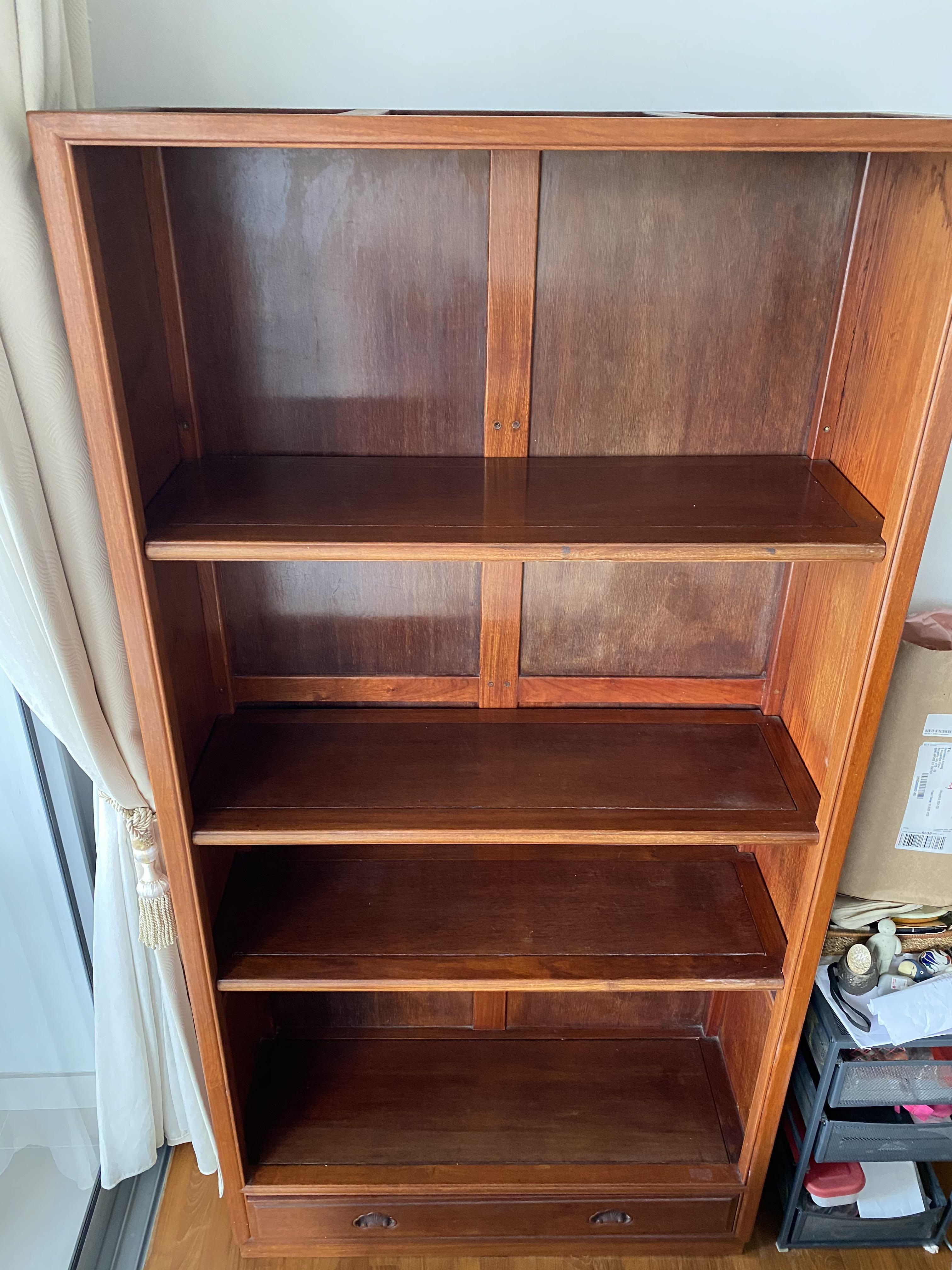 *Sale* Large Solid Wood Bookcase, Furniture & Home Living, Furniture