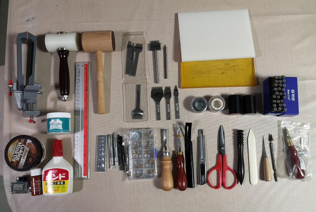Leather Craft Tools (Set), Hobbies & Toys, Stationery & Craft, Craft ...