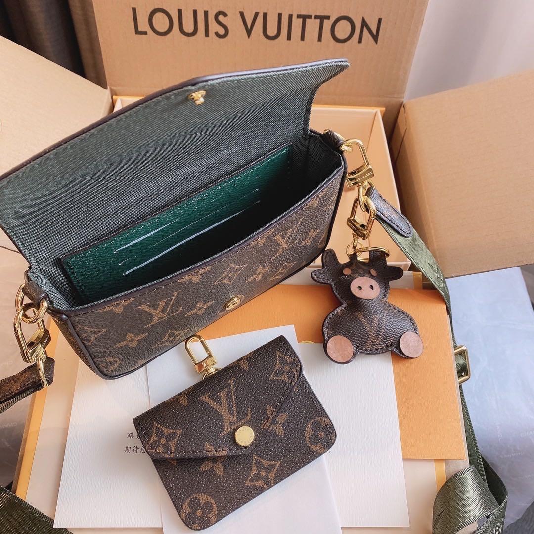 Louis Vuitton multi pochette green ( preorder japan 🇯🇵), Luxury