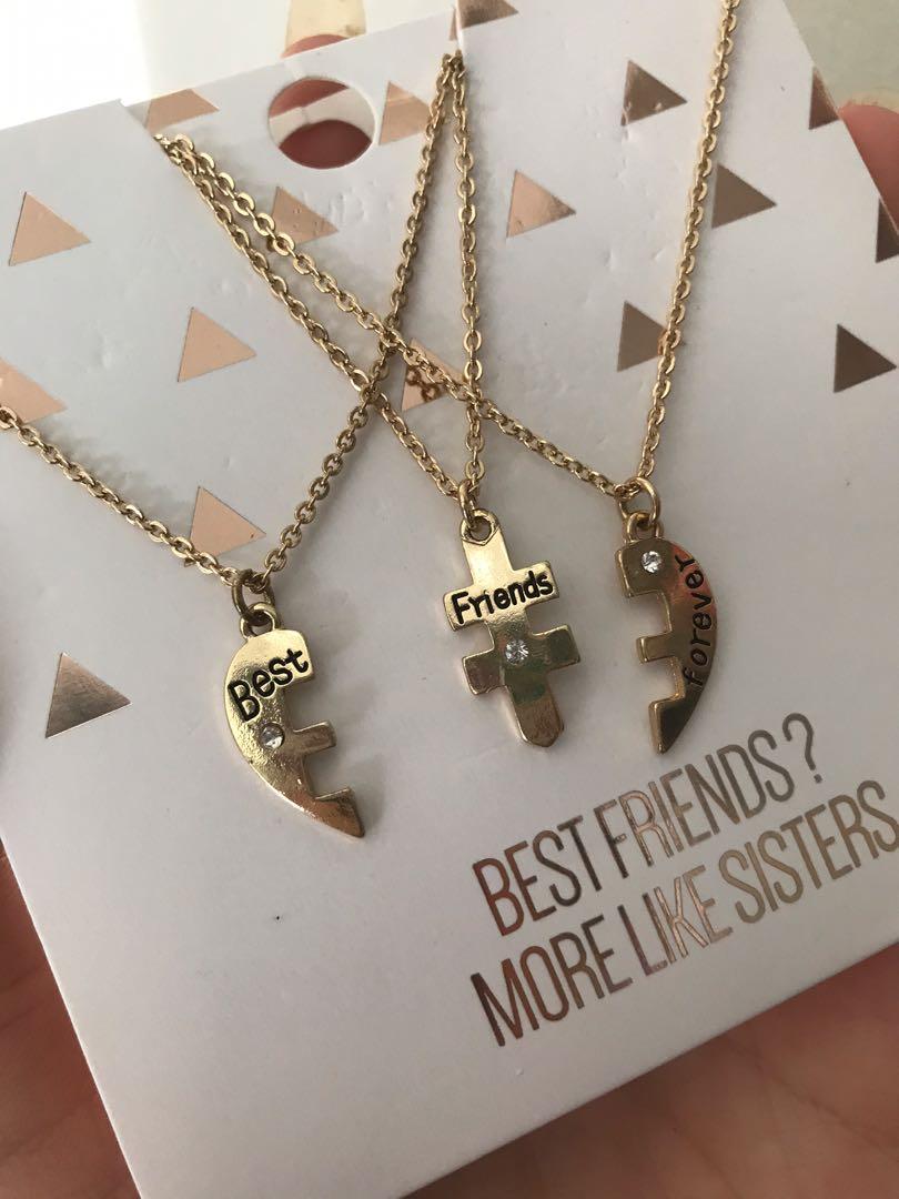 Friendship necklaces hotsell for 3 lovisa