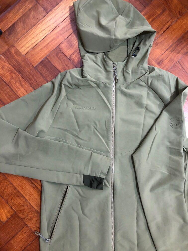 Mammut Macun SO Hooded Jacket Olive small Men s Fashion Coats Jackets and Outerwear on Carousell