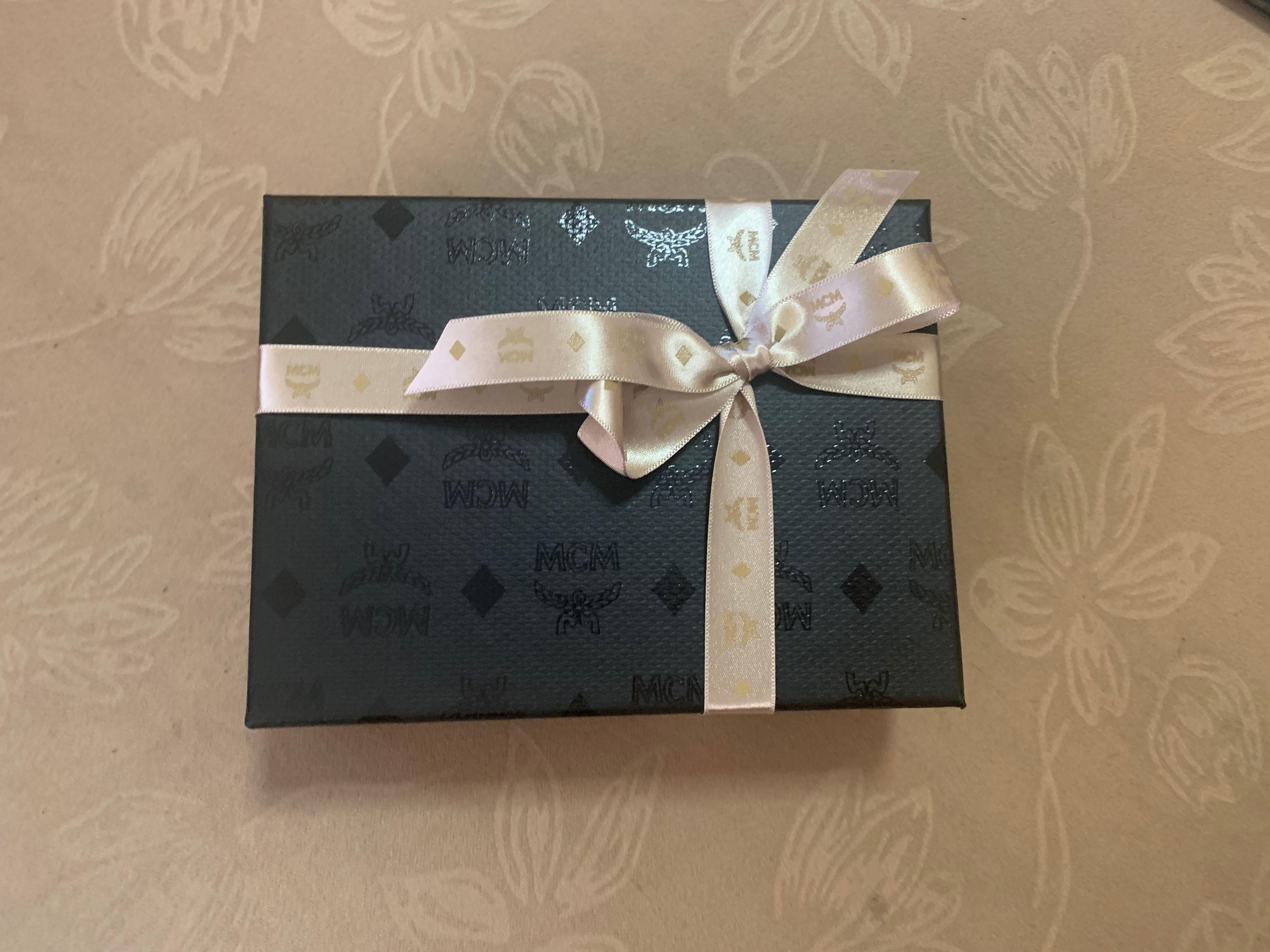 MCM Gift Box from bi fold wallet not included