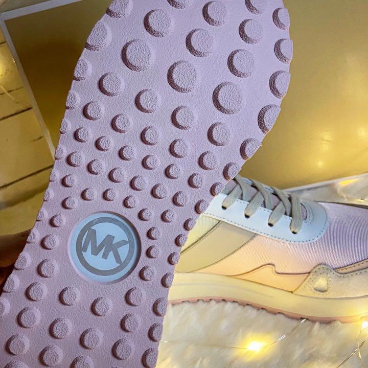 monroe canvas and suede trainer