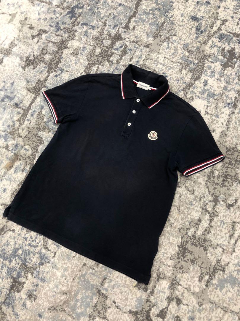 Moncler polo slim sales fit