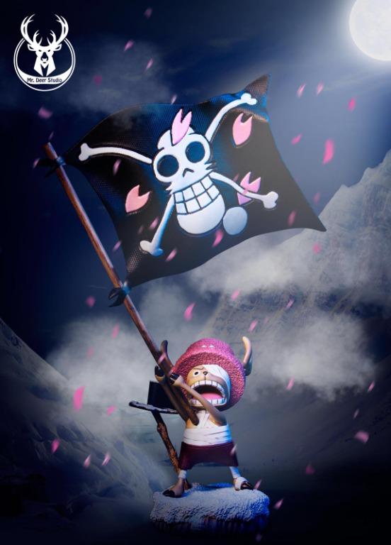 photo Anime Characters With Waves Chopper mr deer studio one piece tony tony chopper wave flag