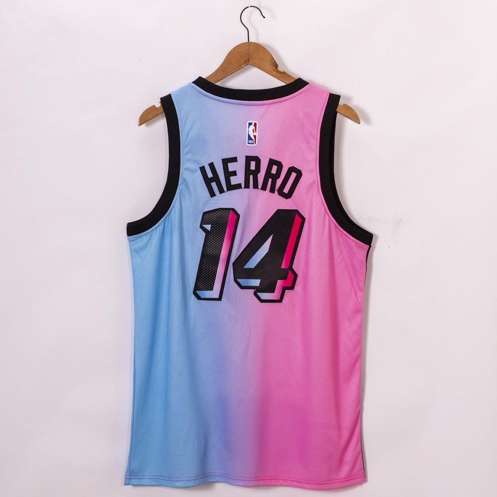 NBA Jersey Miami Heat No.14 Herro Herro Jersey Sports vest, Men's Fashion,  Activewear on Carousell