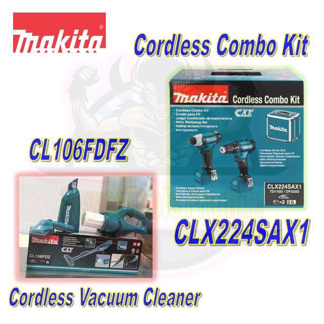 NEW MAKITA CLX224SAX1 COMBO SET DRILL DRIVER IMPACT DRILL DRIVER