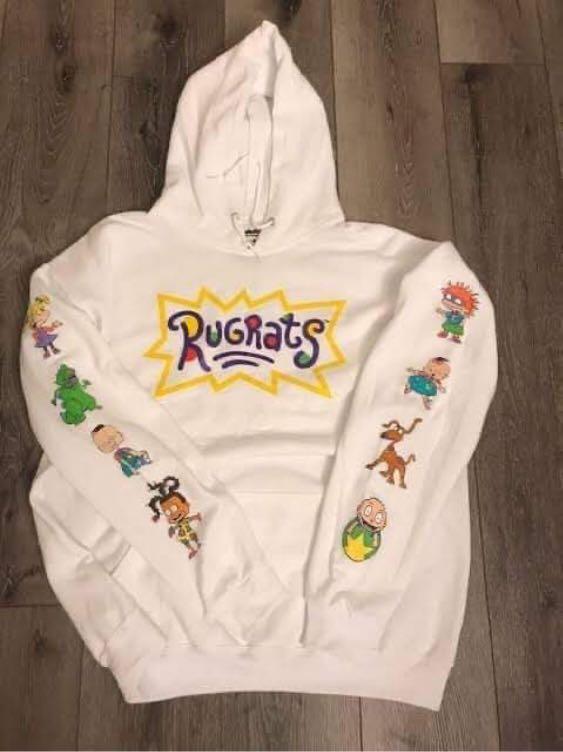 Rugrats hoodie white Clearance