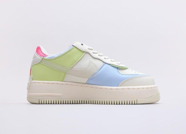 Nike Air Force 1 Shadow Beige Pale Ivory Black, 女裝, 鞋, 鞋墊- Carousell