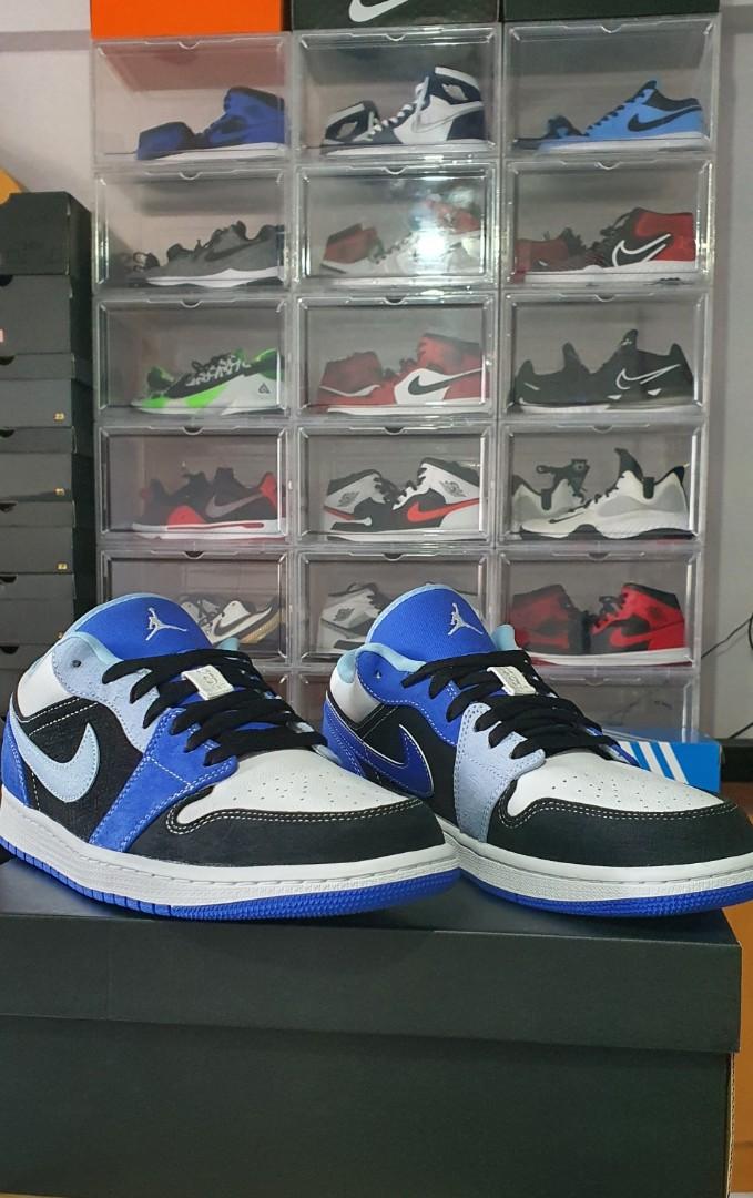 Nike Air Jordan 1 Low SE Racer Blue Psychic Blue Black Multi Color  DH0206-400 - ReactRun
