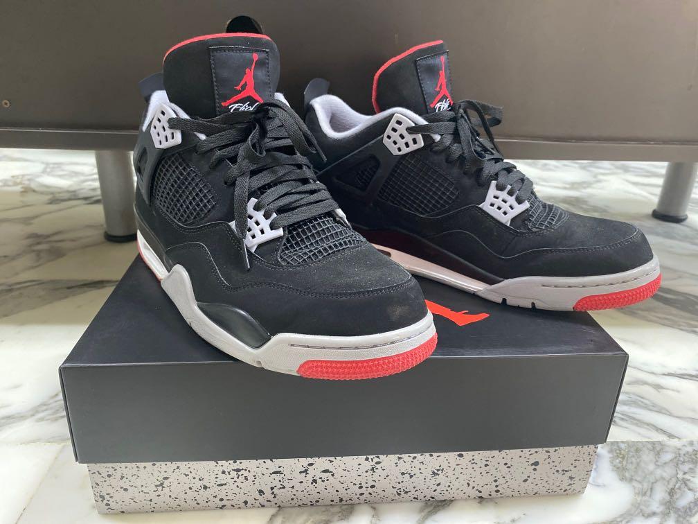Nike air jordan 4 bred new arrivals 2019
