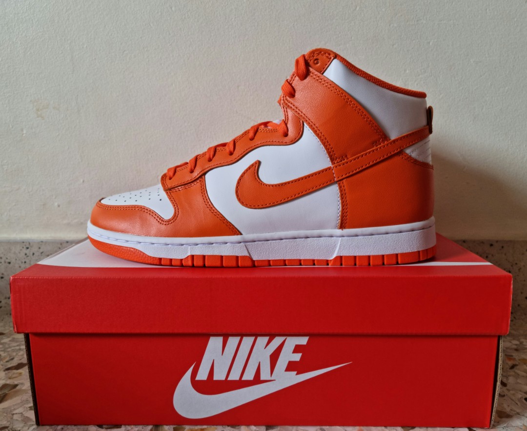 Nike Dunk High Syracuse 2021, Men's Fashion, Footwear, Sneakers on Carousell