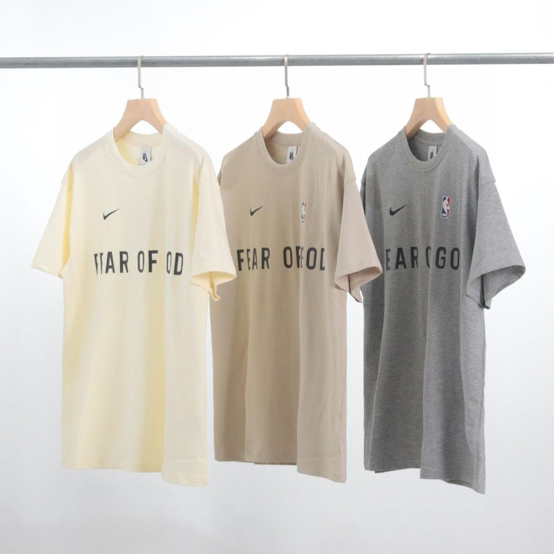 NiKe Fear of God FOG NBA Logo CU4699-063-133 花灰色、卡其色、米