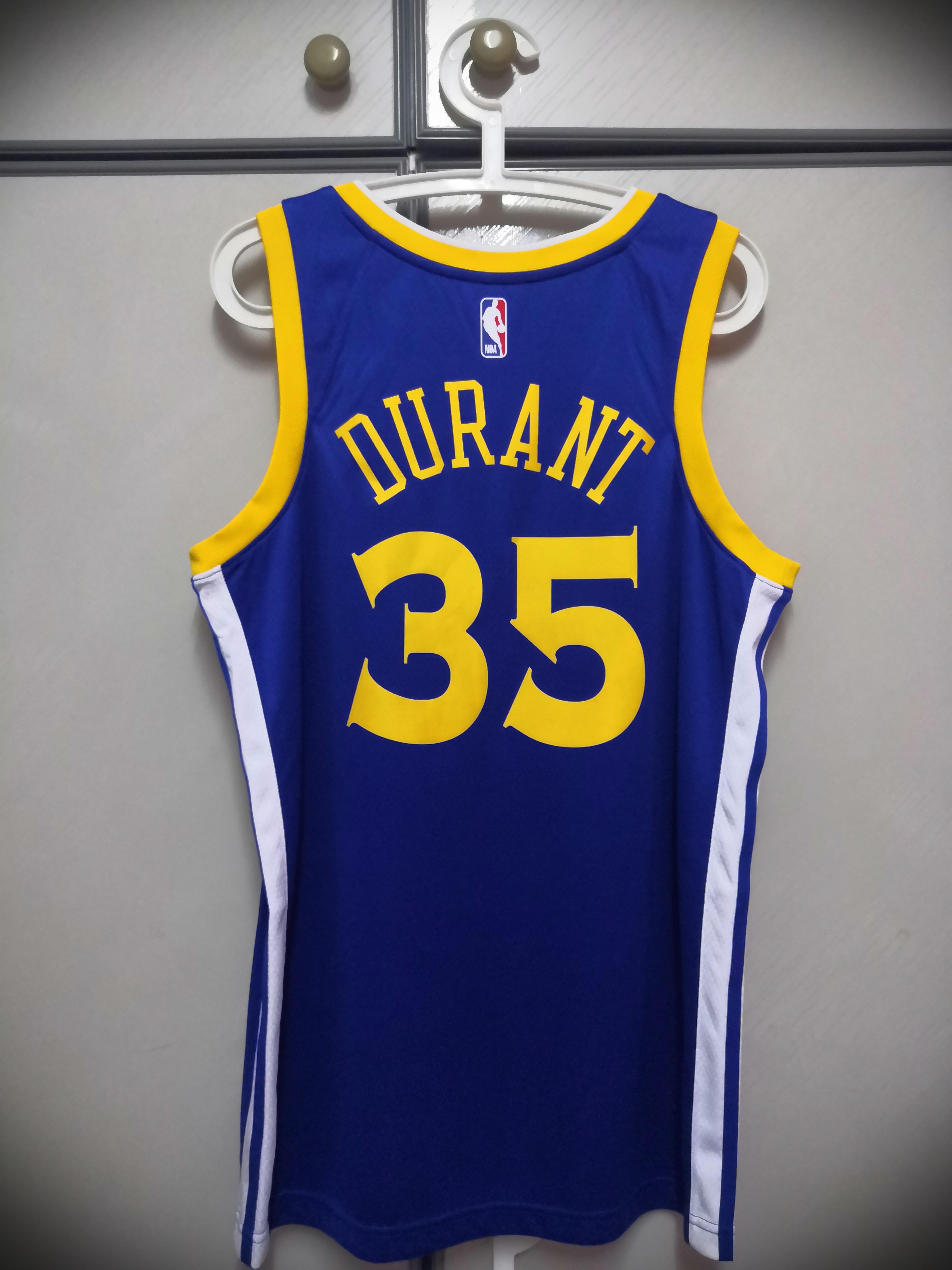 Nike NBA Limited Jersey SW Fan Edition Golden State Warriors Kevin Durant  35, Men's Fashion, Tops & Sets, Tshirts & Polo Shirts on Carousell