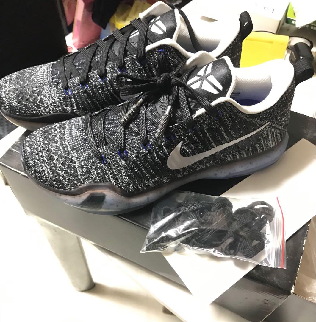 Nike Kobe x Elite Htm Oreo size 9.5, 男裝, 鞋, 波鞋- Carousell