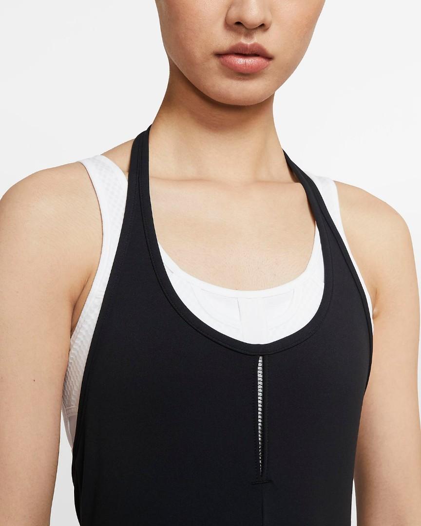 Nike Yoga Luxe Infinalon Jumpsuit, Men's Fashion, Activewear on Carousell