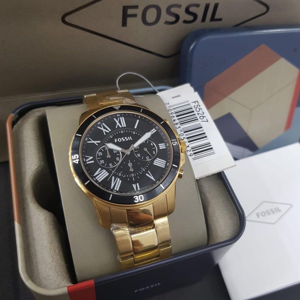Original 100 Fossil Watch Fs5267 Fesyen Pria Jam Tangan di