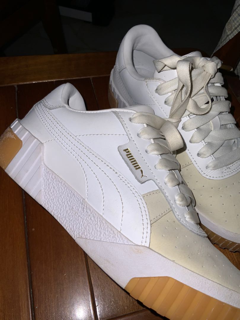 Puma Cali exotic sneakers beige khaki