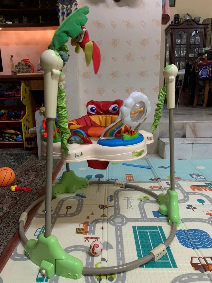 Rainforest Baby jumperoo 360 turn, Babies & Kids, Infant Playtime on Carousell