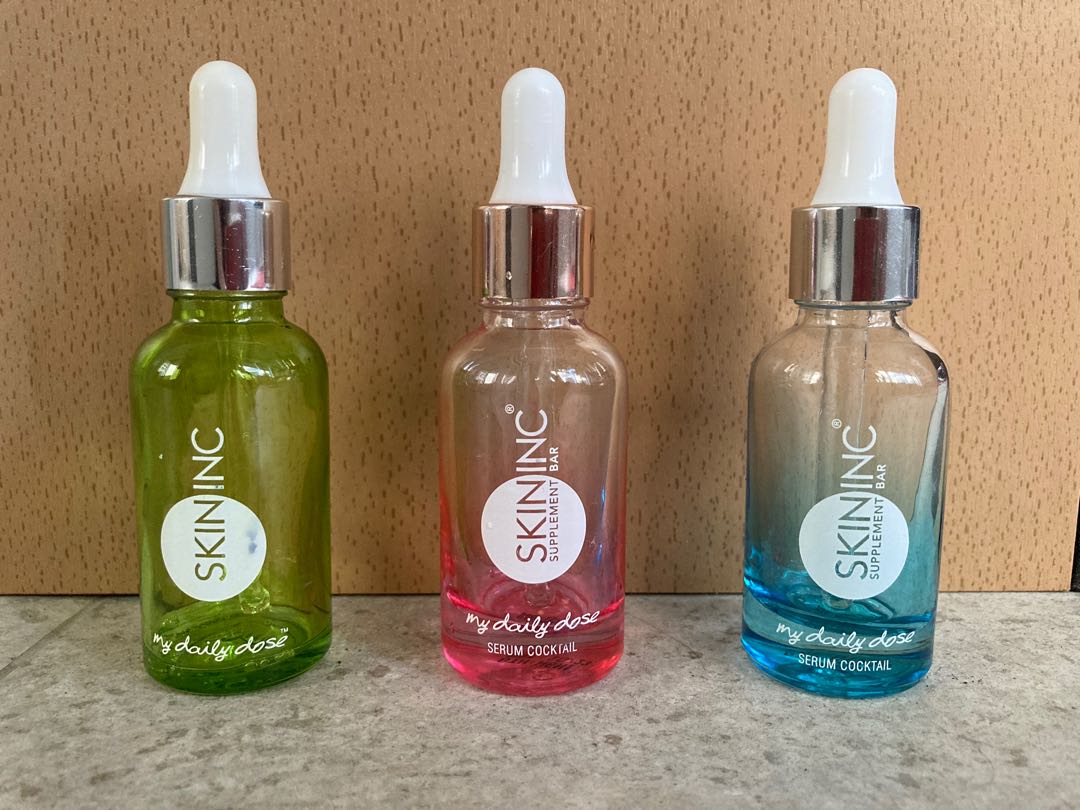 Recycled Glass Serum Bottles with Dropper, Health & Nutrition, Health