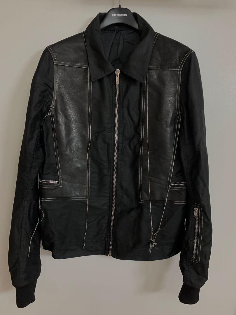 Rick Owens Black Brother Jacket Leather