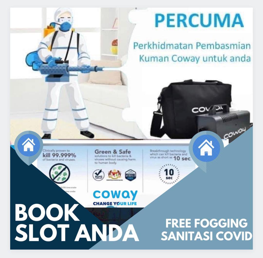 RM0 Free disinfection service by coway to everyone Lembah