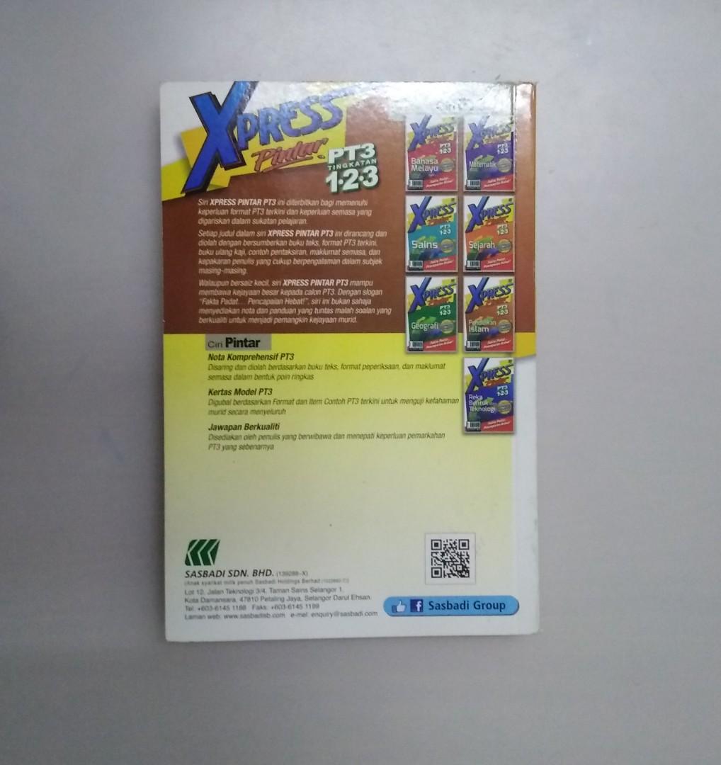 Sasbadi Kssm Nota Padat Pt3 Pendidikan Islam Textbooks On Carousell