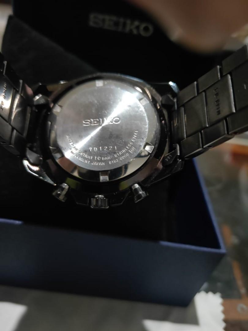 Seiko SSB311P1 NEO Sports Chronograph Fullblack Mulus Original