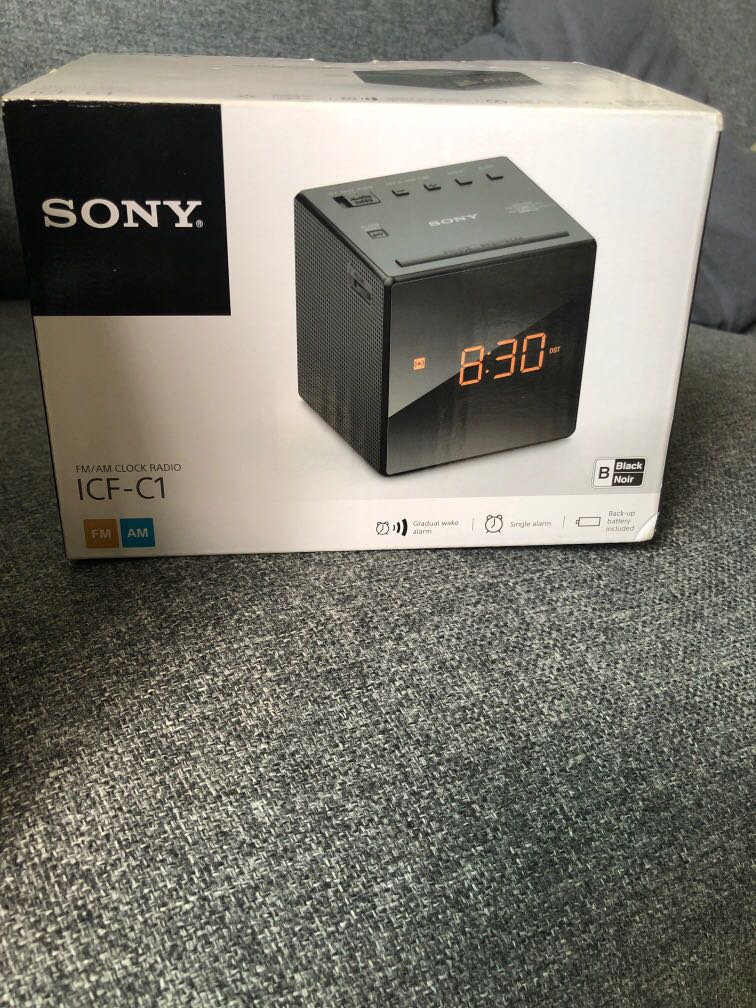 Sony ICFC1 Radio and Alarm Clock, Electronics, Audio on Carousell