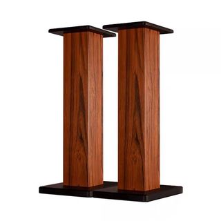 60cm wood or black colour speaker stand tv home appliances tv entertainment tv parts accessories on carousell