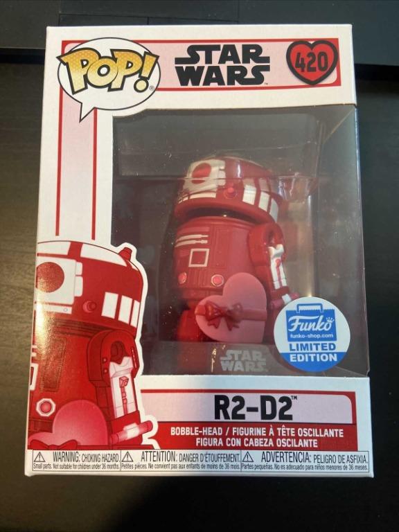 Star Wars Valentine S Day R2 D2 4 Funko Shop Exclusive Funko Pop Hobbies Toys Toys Games On Carousell