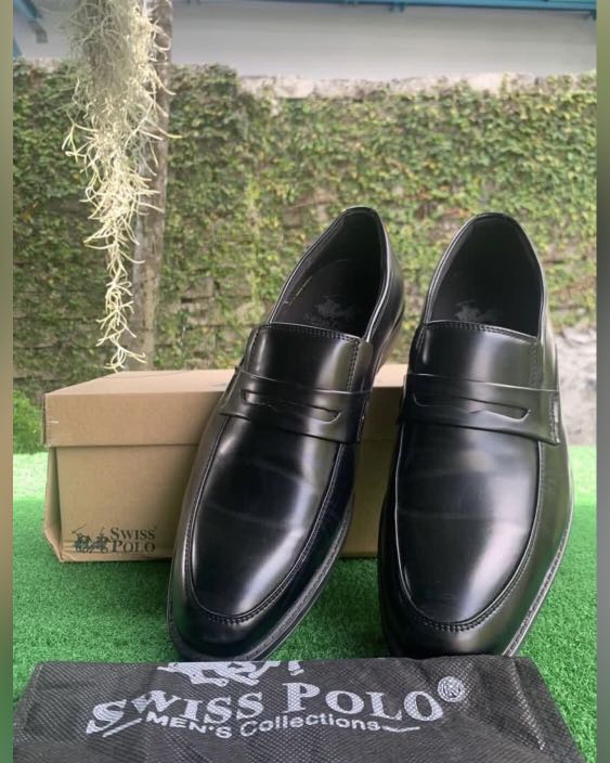 SWISS POLO LEATHER SHOES Men s Fashion Footwear Dress