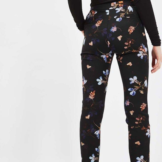 Floral 2025 cigarette pants