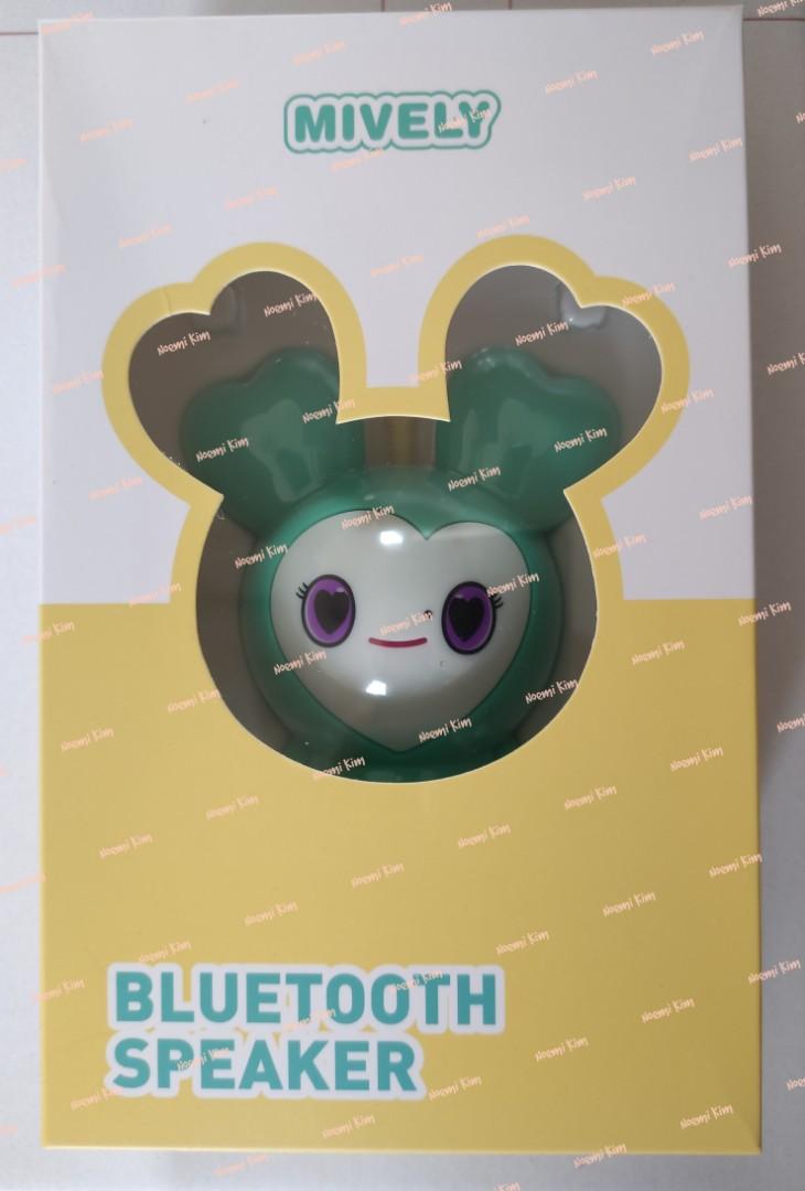 TWICE MINA BLUETOOTH SPEAKER MIVELY / DAVELY (Category: Soundbars, Speakers & Amplifiers) located in Malabon City. Submitted by noyami_ (Listing ID 1075127408, Image 1). Description: THIS IS SEALED OFFICIAL FROM SOUTH KOREA BLUETOOTH SPEAKER (4,500 each) - MIVELY - DAVELY.