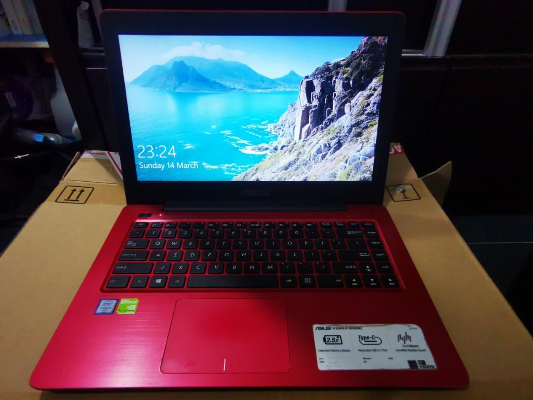 UPGRADED Asus A456U Red Upgrade i5 RAM 12GB 1TB Nvidia GeForce