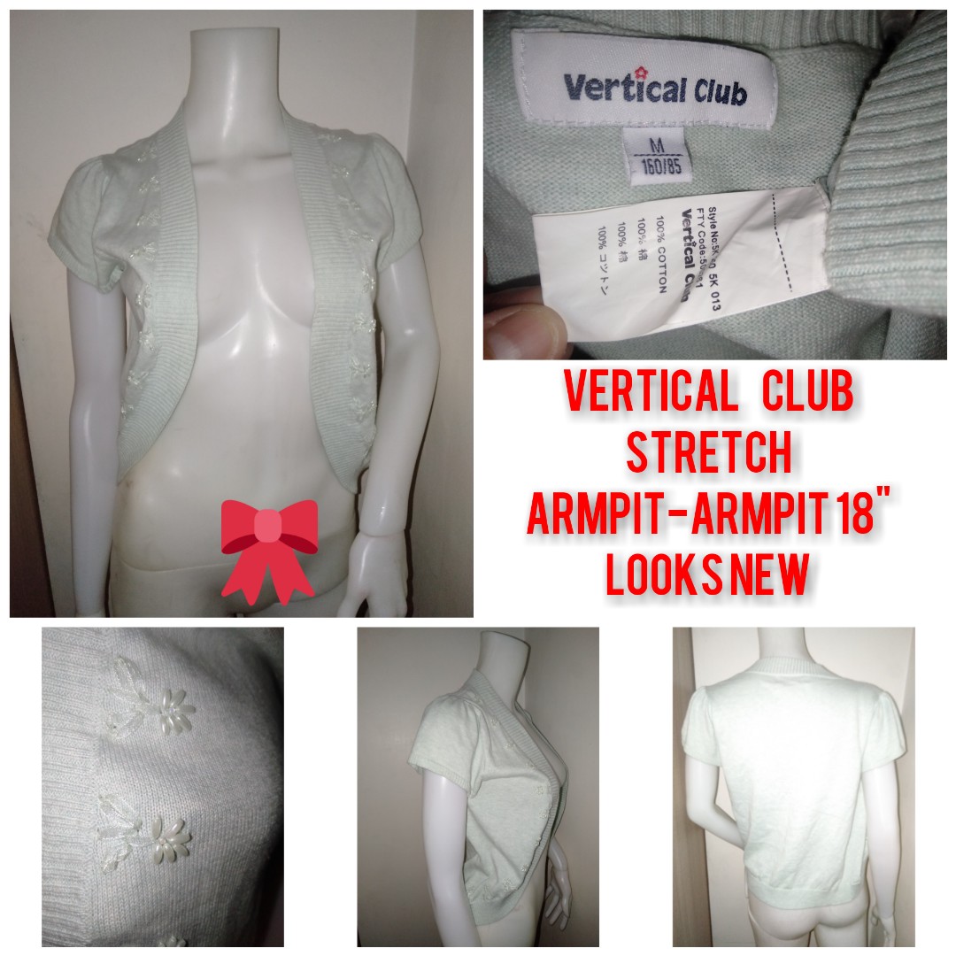 Vertical club clothing top
